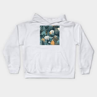 Snowy Trees Kids Hoodie